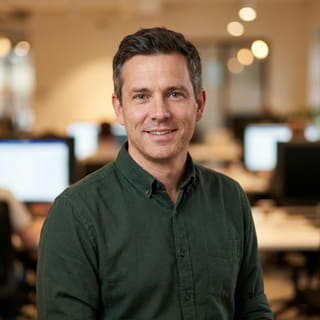 Daniel Carter, director de tecnología en Tasavonza, mostrado en una imagen de perfil
